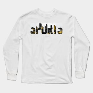 Pittsburgh Sports Black and Yellow Skyline Long Sleeve T-Shirt